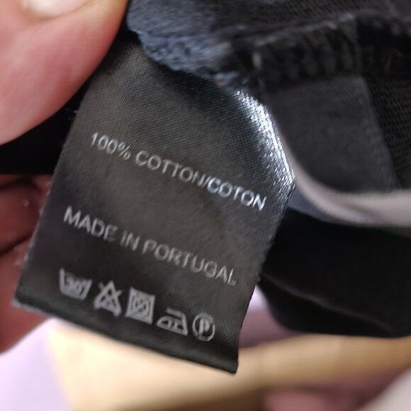 Mens Black COWBOY 100% Cotton Heavy T-Shirt L Distressed Graphic Tee Western - Picture 6 of 6